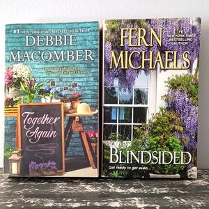 Two Book Lot Together Again Debbie Macomber & Blindsided Fern Michaels